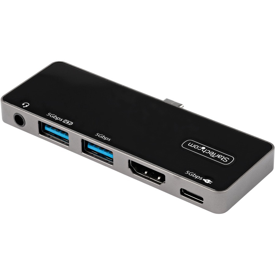 StarTech.com USB C Multiport Adapter - 4K HDMI/100W PD Pass-Through/USB/Audio - USB Type-C Mini Dock