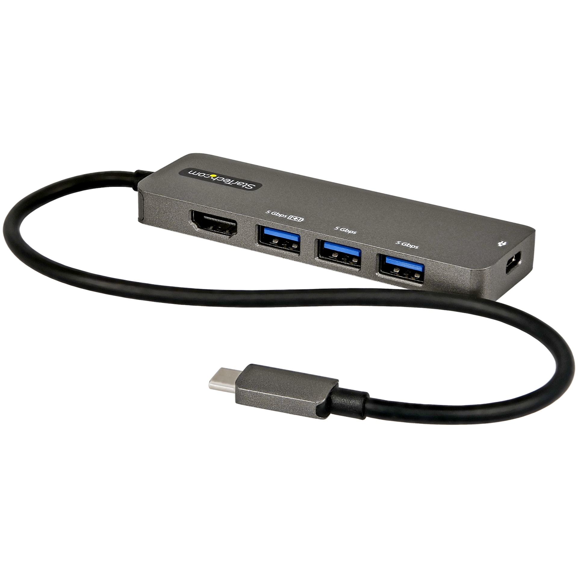 StarTech.com Adaptateur USB-C Multiport, HDMI 4K 60Hz avec/HDR, Hub USB 3  ports, 100W