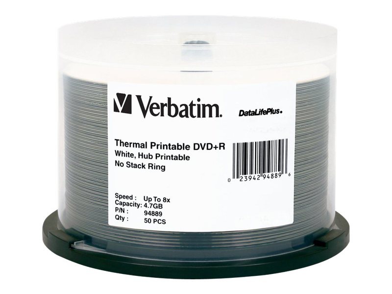 Verbatim DataLifePlus - DVD+R x 50 - 4.7 GB - storage media