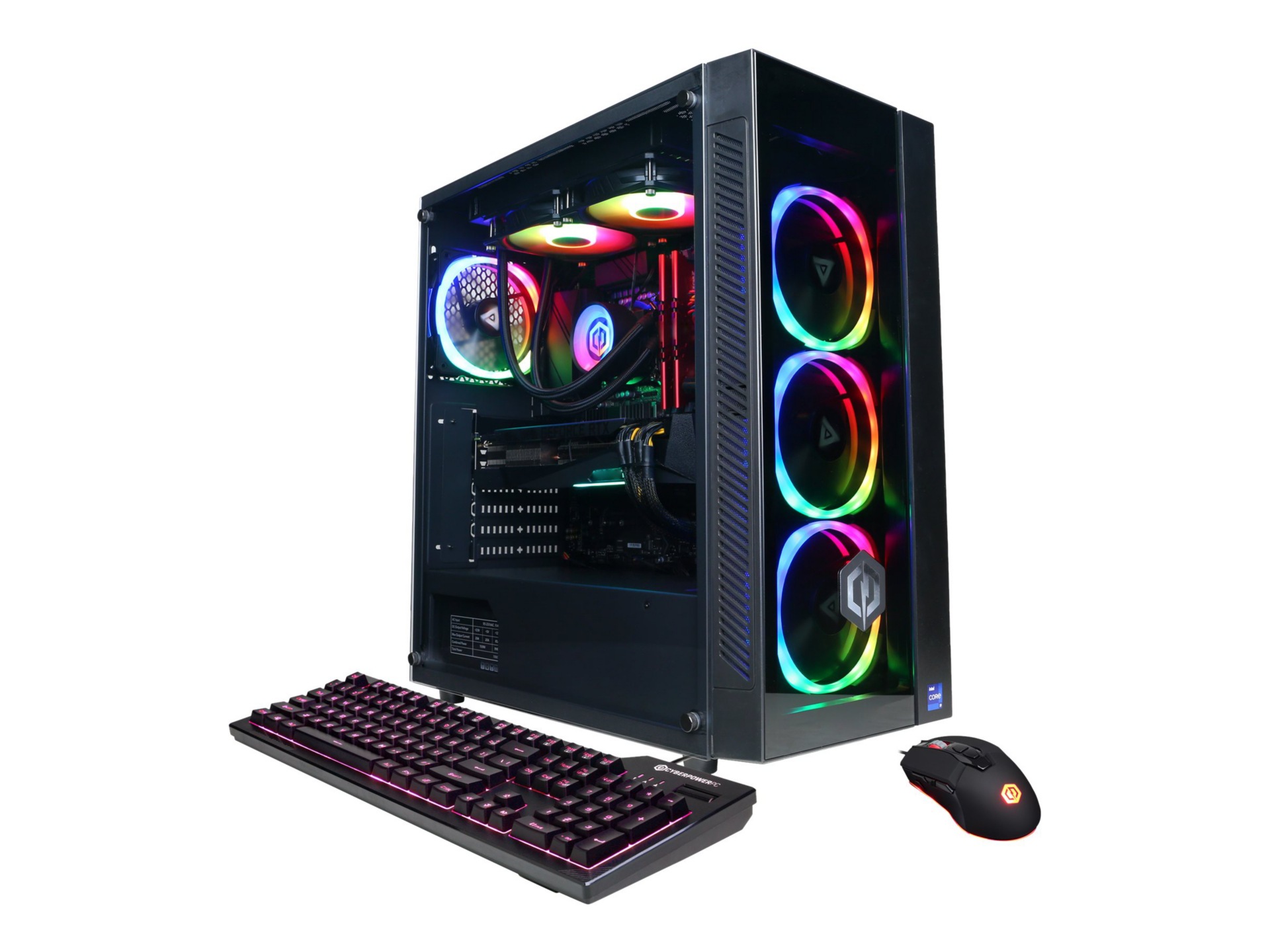 CyberPowerPC Gamer Supreme Liquid Cool SLC10700V5 - mid tower - Core i9 11900KF 3.5 GHz - 32 GB - SSD 500 GB, HDD 2 TB