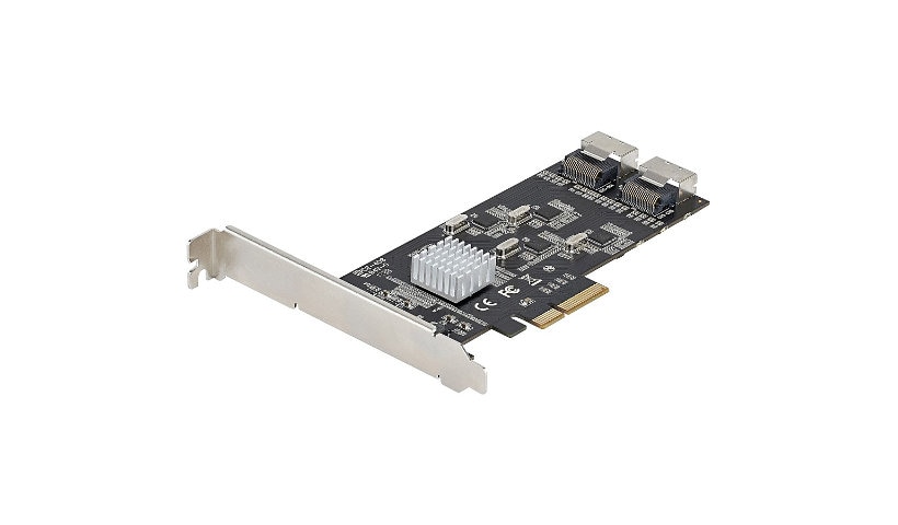 StarTech.com 8 Port SATA PCIe Card - 6Gbps SATA III PCIe Card with 4 Controllers - PCI Express x4