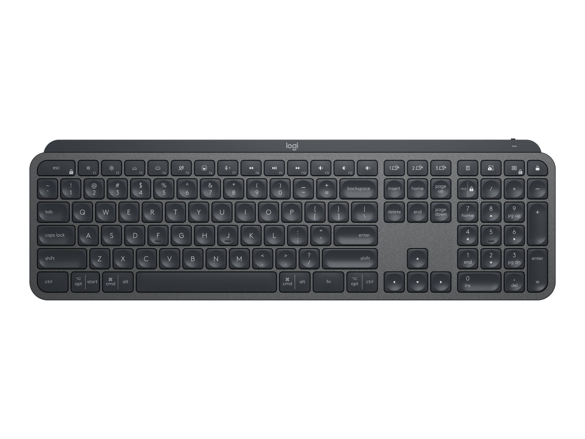 Logitech MX Keys Advanced Wireless Illuminated Keyboard for Business - keyb