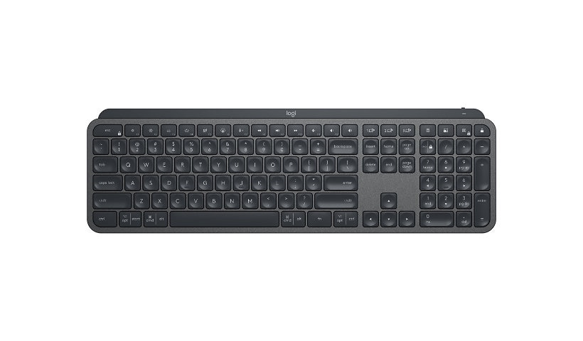 Logitech MX Keys Clavier éclairé sans fil avancé pour les entreprises - clavier - graphite