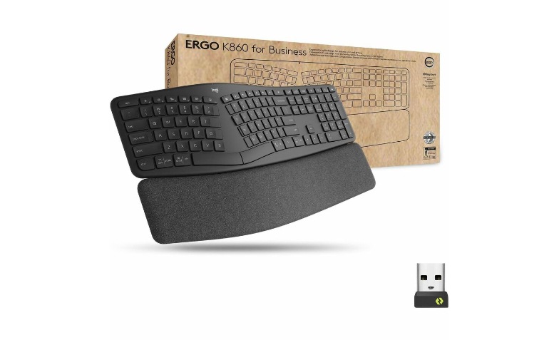 新品未開封　ロジクール ERGO K860B for Business Logitech Ergo K860 for Business (Graphite) - Brown Box - 920