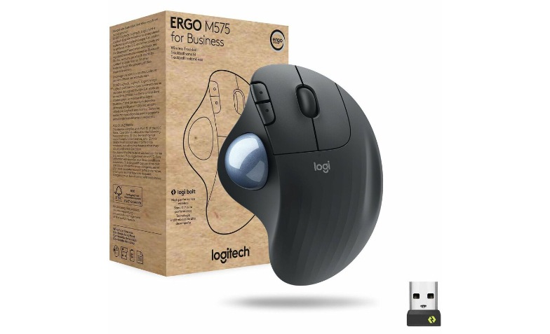 Logitech Ergo M575 for Business (Graphite) - Brown Box - 910