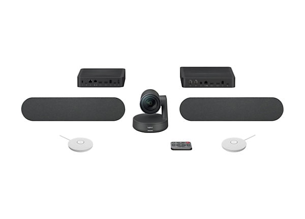 Logitech Rally Plus - video conferencing kit - 960-001398 - Video  Conference Systems