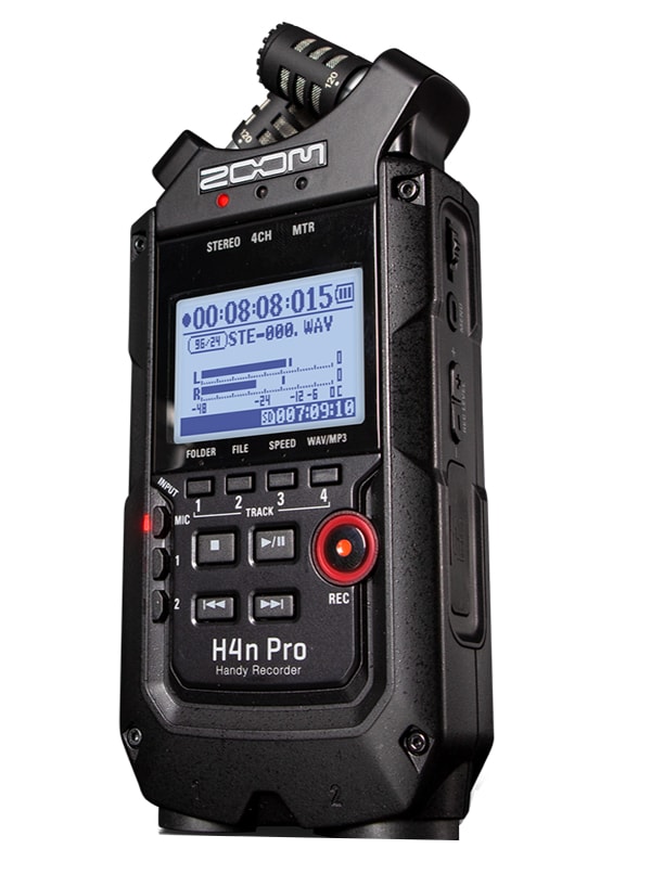Egomanía fábrica punto final Zoom H4N Pro 4-Track Handheld Audio Recorder - ZOOM-H4N-PRO-AB - Amplifiers  & Voice Recorders - CDW.com