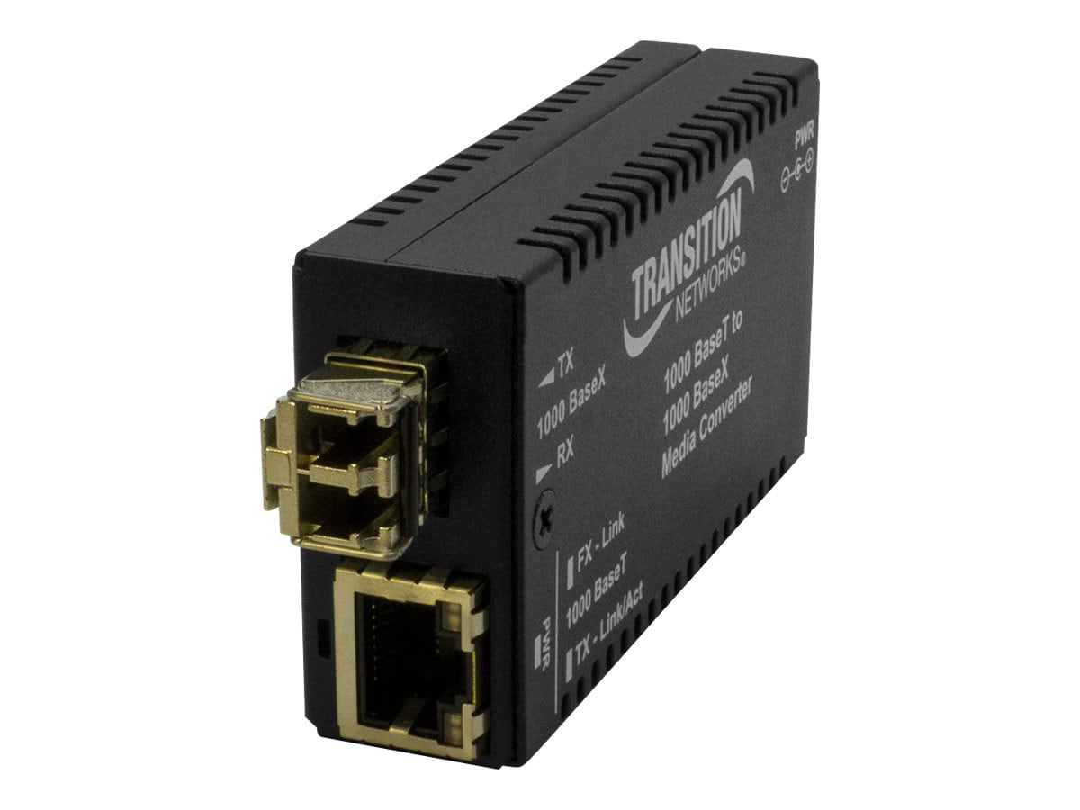 Transition Networks M/GE-T Series - fiber media converter - 1GbE