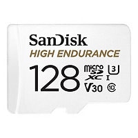 SanDisk High Endurance - flash memory card - 128 GB - microSDXC UHS-I