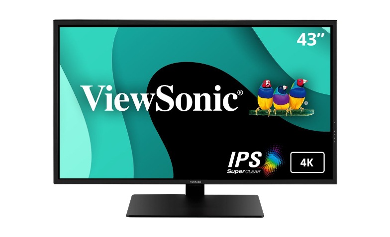 ViewSonic VX4381-4K - 4K UHD Monitor Widescreen with HDR10, Eye
