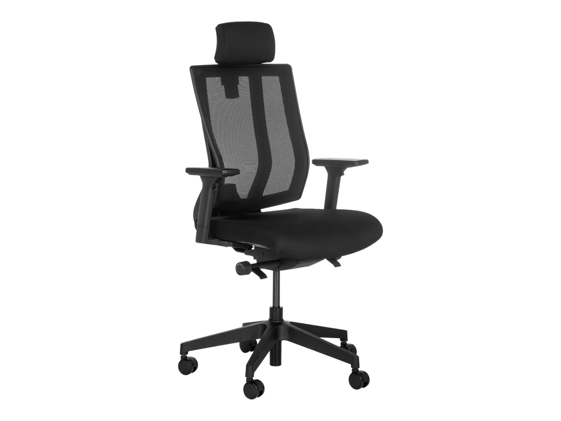 VARI - chair - mesh, memory foam, cooling gel, high-density polyurethane  foam - black - 43285 - Office Furniture 