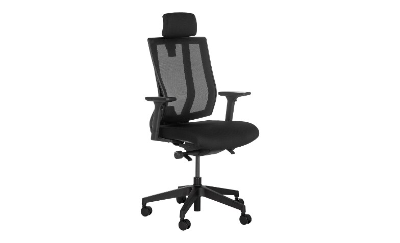 VARI - Chair - task - ergonomic - armrests - tilt - swivel - reinforced mesh - black