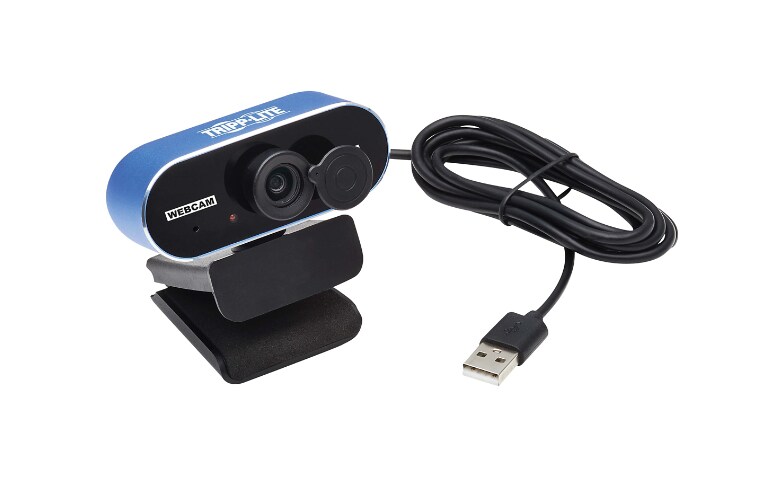 Tripp Lite USB Webcam with Microphone, Lens and LEDs for Laptops and Desktop PCs 1080p HD - webcam - AWC-002 - Webcams - CDW.com