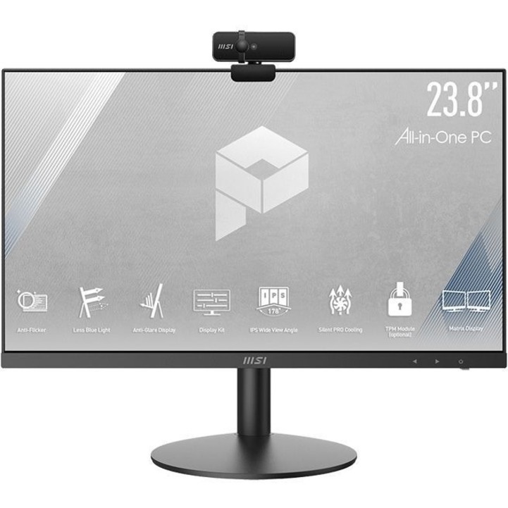 MSI PRO AP241 11M PRO AP241 11M-004US All-in-One Computer - Intel Pentium G6405 - 4 GB - 23.8" Full HD - Desktop - Black