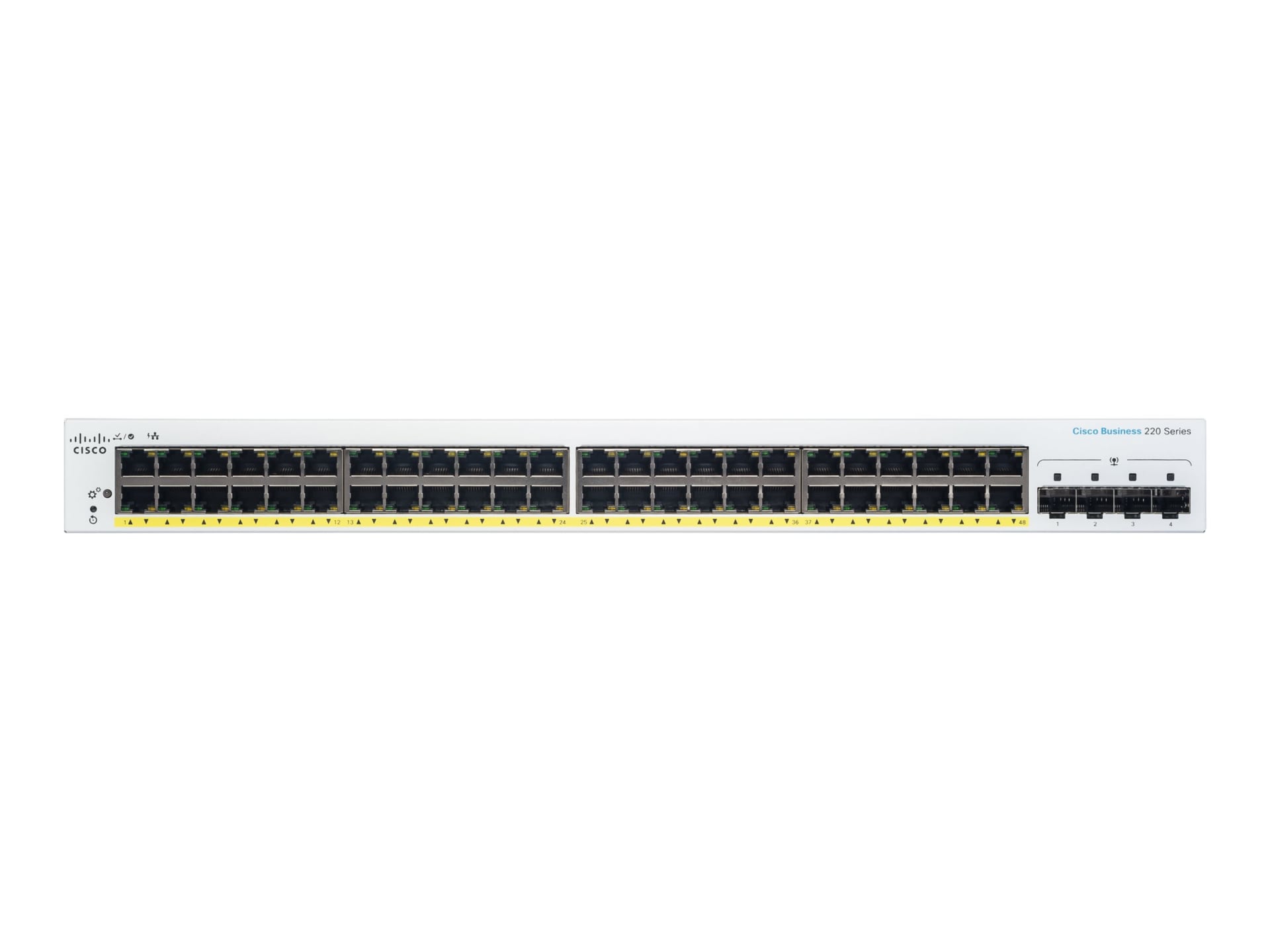 Cisco Business 220 Series CBS220-48P-4G - switch - 52 ports - smart - rack-