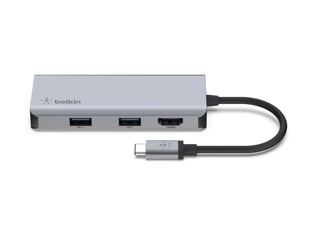Belkin USB-C Hub, 5-in-1 Docking Station for Mac/Windows, 4K HDMI, 2x USB-A,  SD, & Micro SD, 5Gbps Data Transfer - PVC002BTSGY - Docking Stations & Port  Replicators 