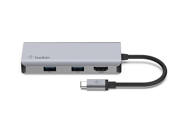 Belkin USB-C Hub, 5-in-1 Docking Station for Mac/Windows, 4K HDMI, 2x USB-A,  SD, & Micro SD, 5Gbps Data Transfer - PVC002BTSGY - Docking Stations & Port  Replicators 