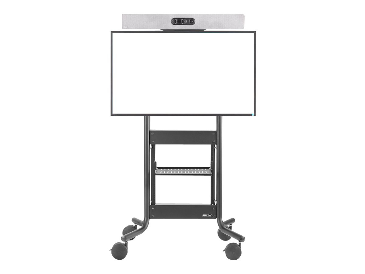 Avteq - cart - for LCD display / video conferencing system - black - TAA Compliant