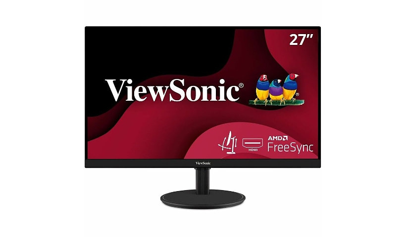 ViewSonic VA2747-MHJ - 1080p Ergonomic Monitor with AMD FreeSync, 75 Hz, Eye Care, HDMI, VGA - 250 cd/m² - 27"