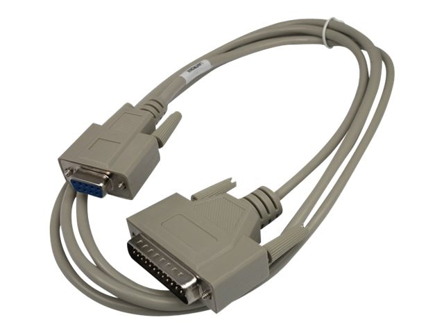 Lantronix - serial cable - DB-25 to DB-9 - 6 ft