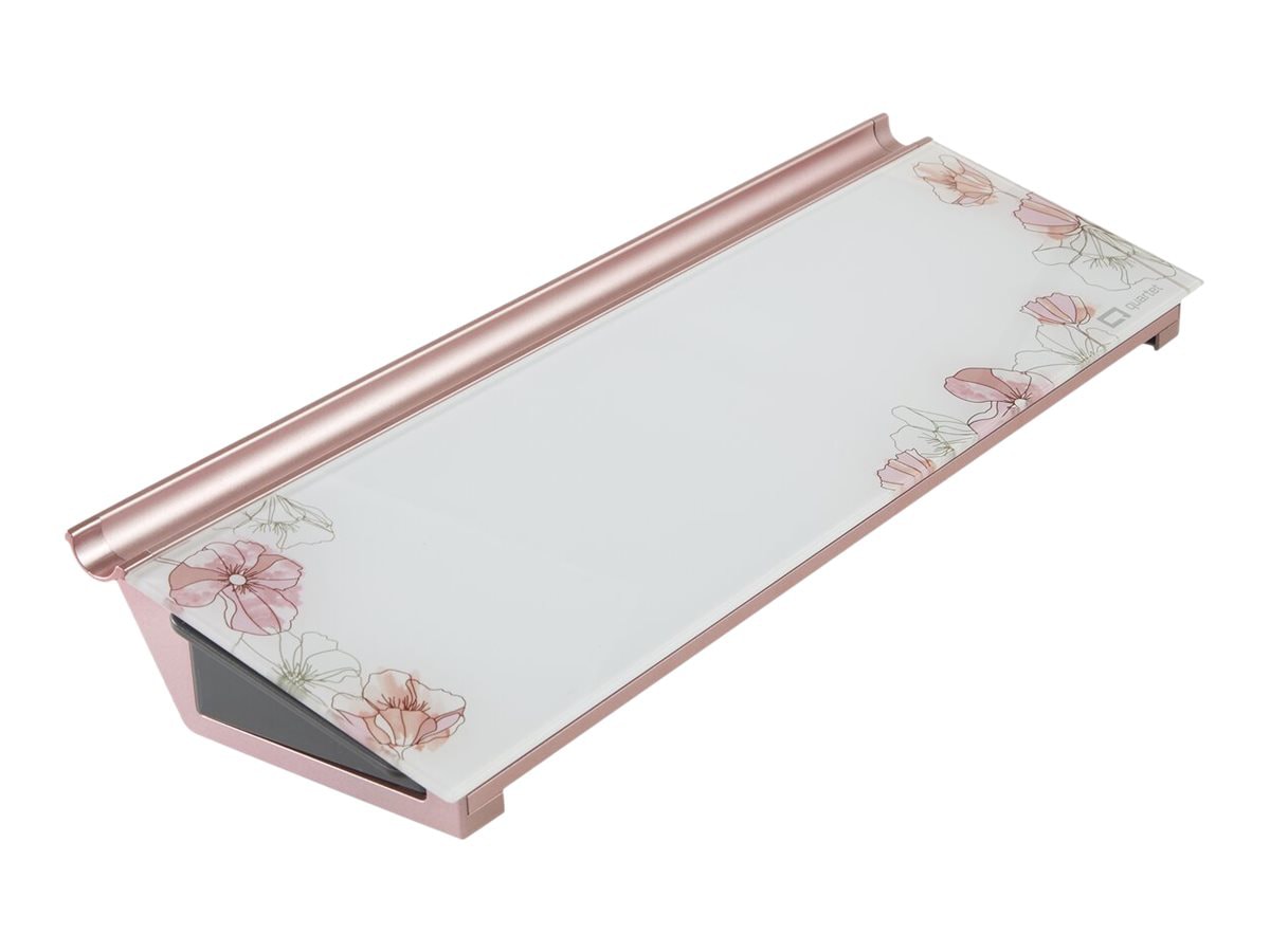 Quartet whiteboard paddle - 457 x 152 mm - white, pink, floral