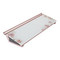 Quartet whiteboard paddle - 457 x 152 mm - white, pink, floral