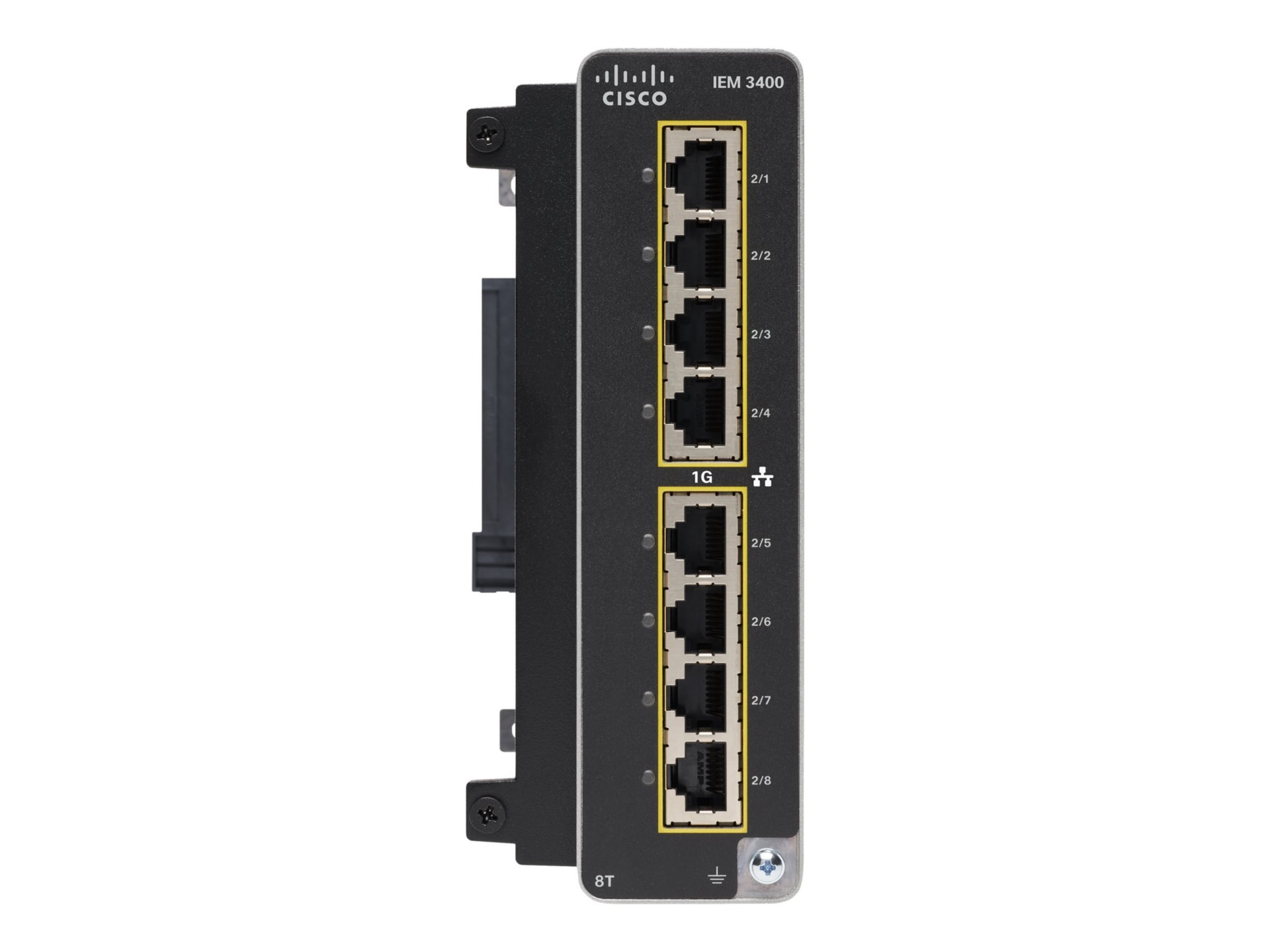 Cisco Catalyst IE3400 Rugged Series Advanced Expansion Module - expansion module - Gigabit Ethernet x 8