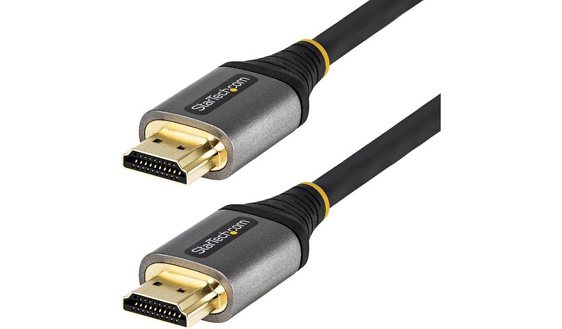 StarTech.com 3ft 1m Premium Certified HDMI 2.0 Cable, High Speed 4K 60Hz HDMI Cord w/Ethernet, HDR10