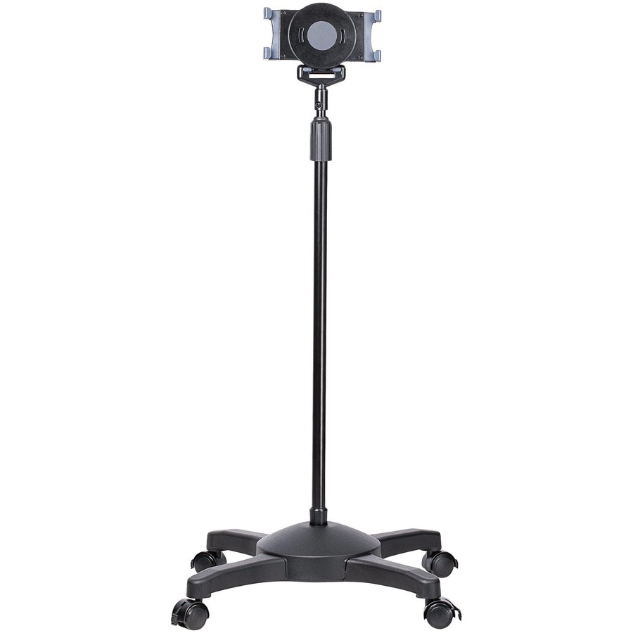 StarTech.com Mobile Tablet Stand with wheels, Height Adjustable Cart, Unive