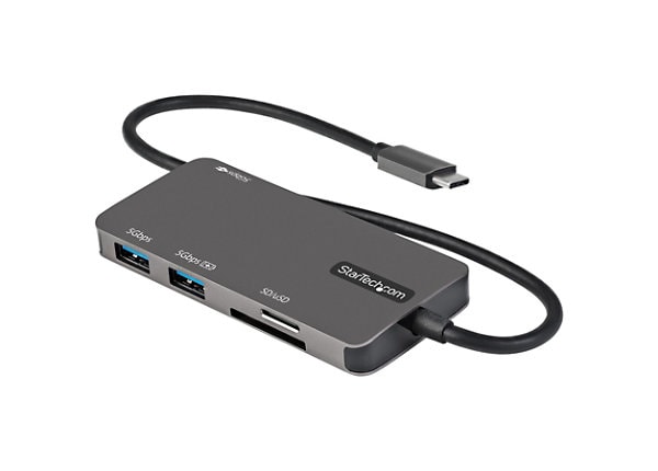 StarTech.com USB C Multiport Adapter 4K HDMI/PD/SD/MicroSD/3xUSB
