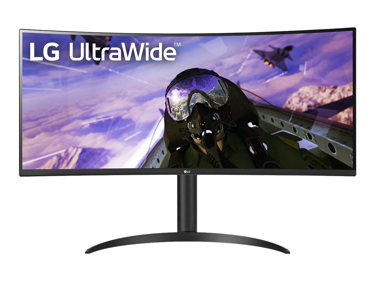LG Ultrawide 34WP65C-B 34" Class UW-QHD Curved Screen Gaming LCD Monitor - 21:9 - Noir