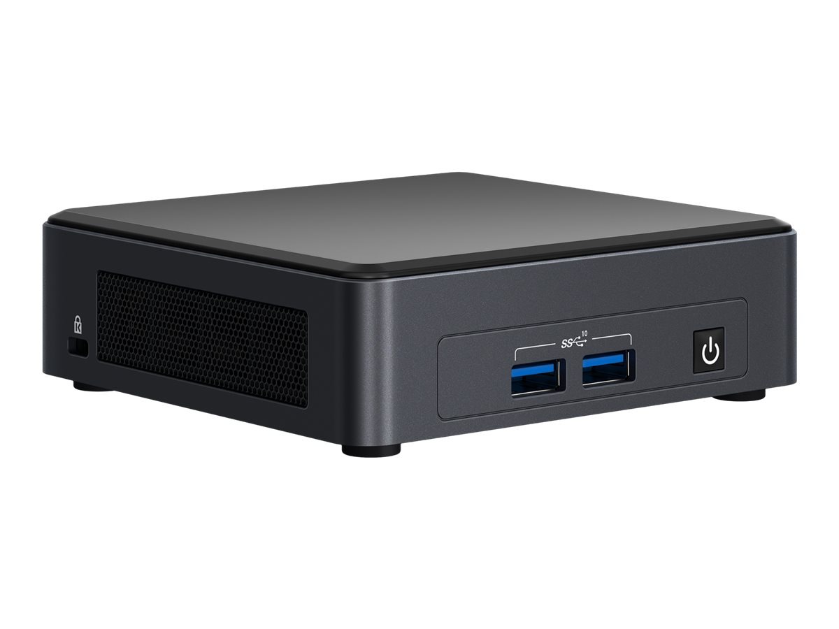 Intel Next Unit of Computing Kit 11 Pro - NUC11TNKi7 - mini PC - Core i7 1165G7 2.8 GHz - 0 GB - no HDD