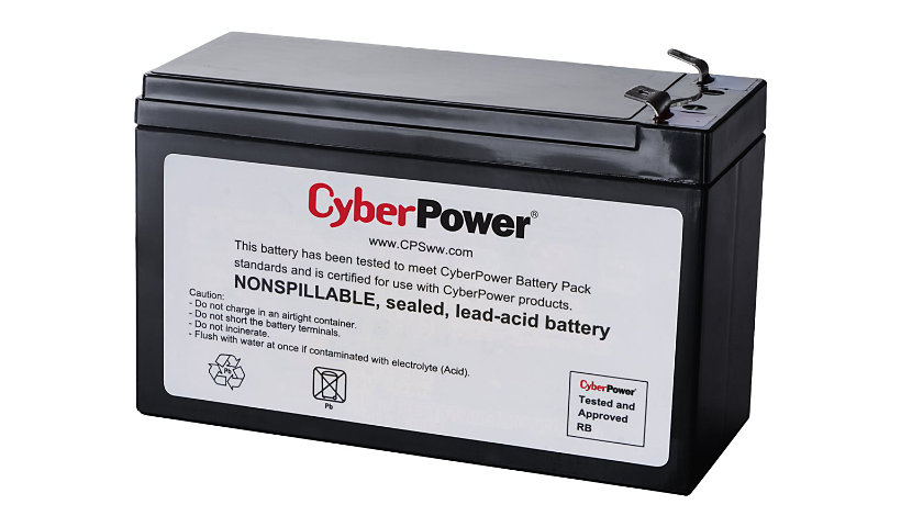 CyberPower RB1290X2 - UPS battery - lead acid - 9 Ah