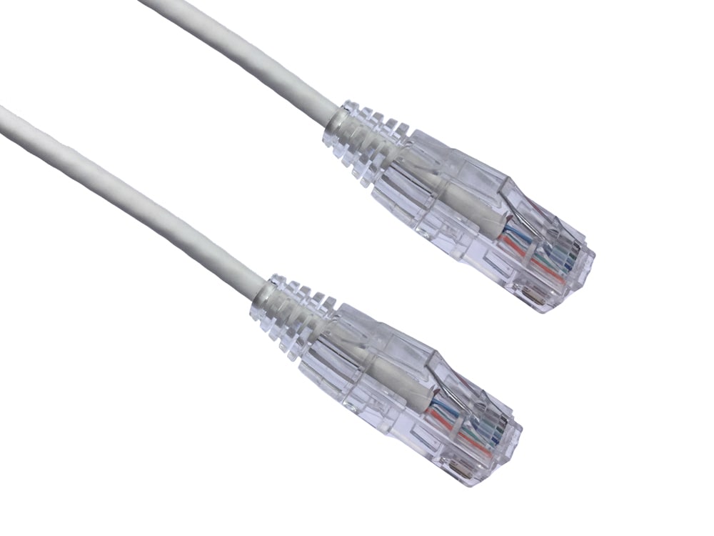 Axiom BENDnFLEX Ultra-Thin - patch cable - 2 ft - white