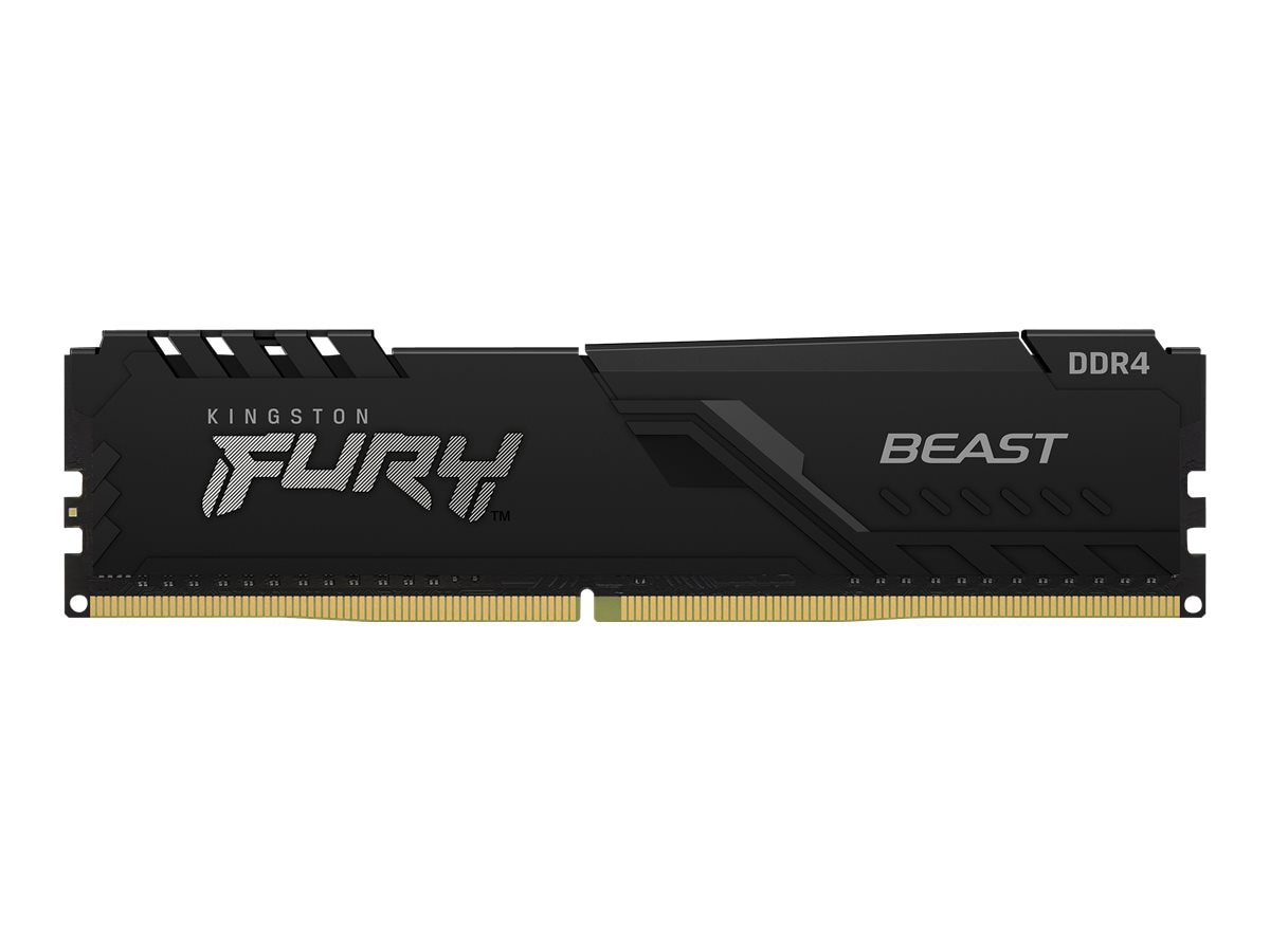 Kingston FURY Beast - DDR4 - kit - 32 Go: 2 x 16 Go - DIMM 288 broches - 3200 MHz / PC4-25600 - mémoire sans tampon
