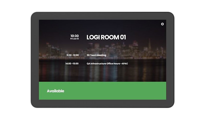 Logitech Tap Scheduler Purpose-Built Scheduling Panel for Meeting Rooms - video conferencing device