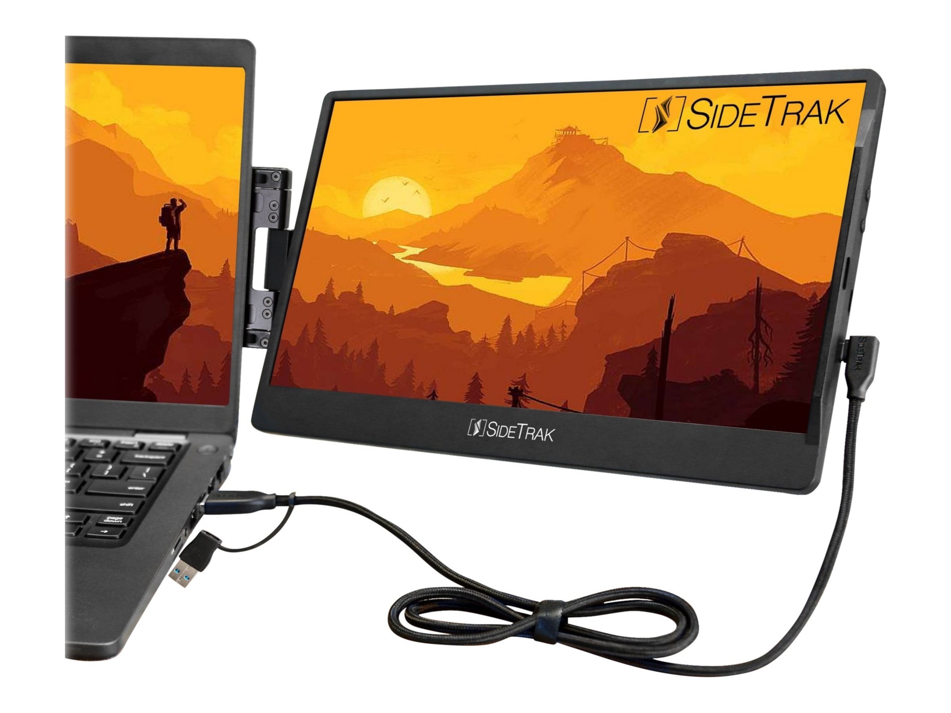 Luxor SideTrak STTL12BL - LED monitor - Full HD (1080p) - 12.5"