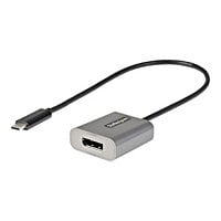 Câble USB-C vers adaptateur de station d’affichage 8K/4K 60 Hz DP 1.4 avec câble 12 po de StarTech.com