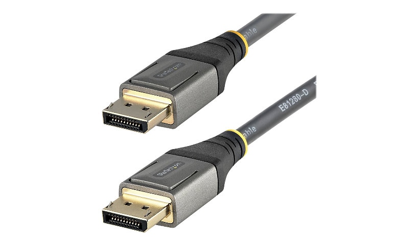 StarTech.com 10ft (3m) VESA Certified DisplayPort 1.4 Cable, 8K 60Hz HDR10, UHD 4K 120Hz Video, DP to DP Monitor Cord,