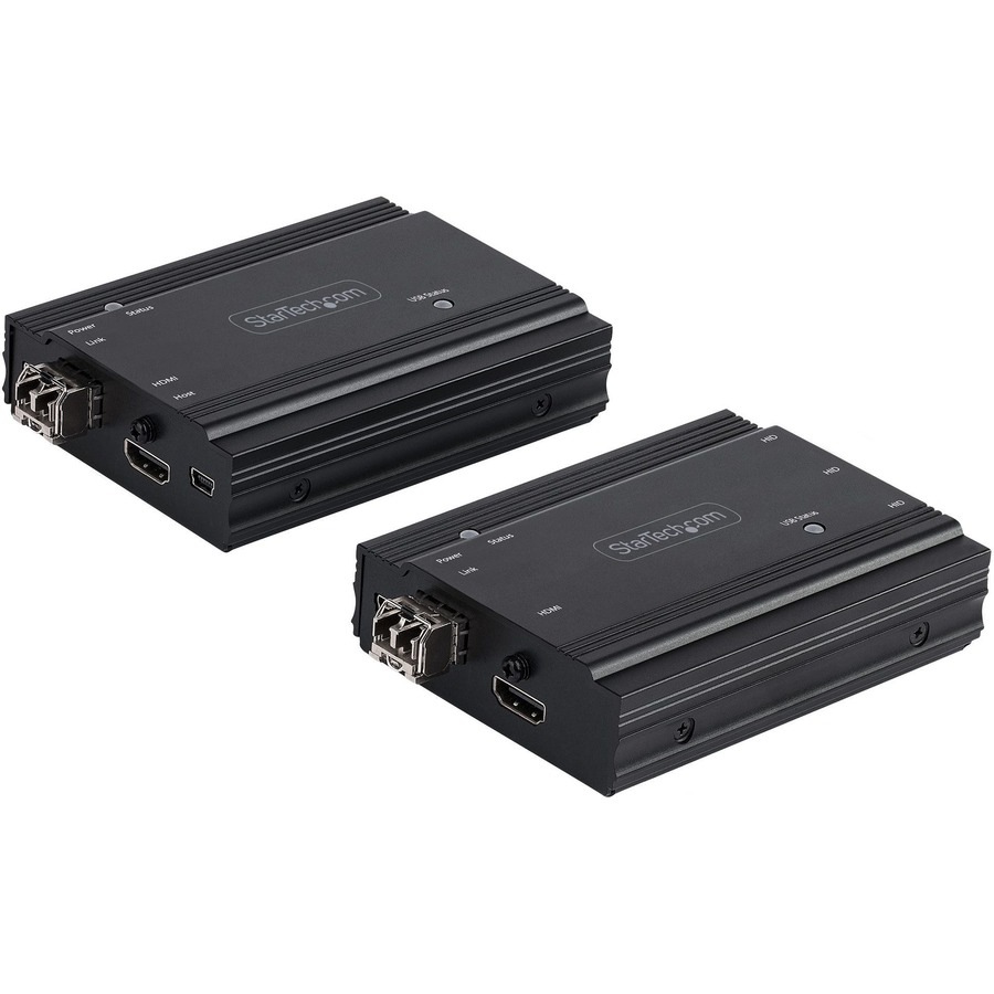 StarTech.com 4K HDMI KVM Extender over Fiber, HDMI Video & USB over Fiber,