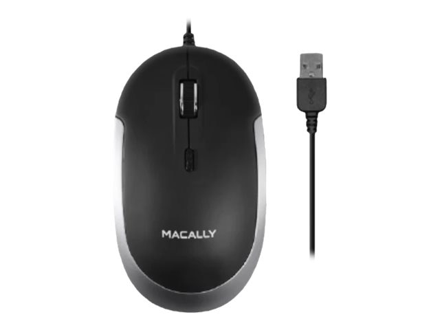Thumbnail 4 of 10 for Macally DYNAMOUSESG - mouse - USB - black with space gray trim