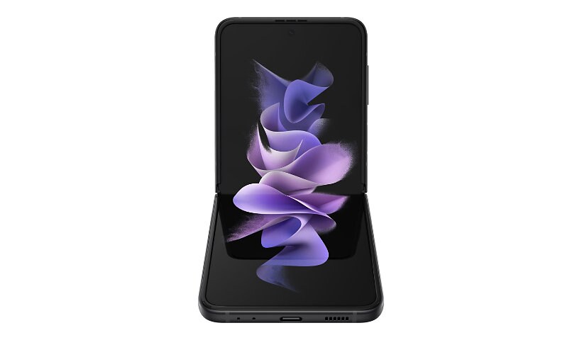 Samsung Galaxy Z Flip3 5G - phantom black - 5G smartphone - 128 GB - GSM -