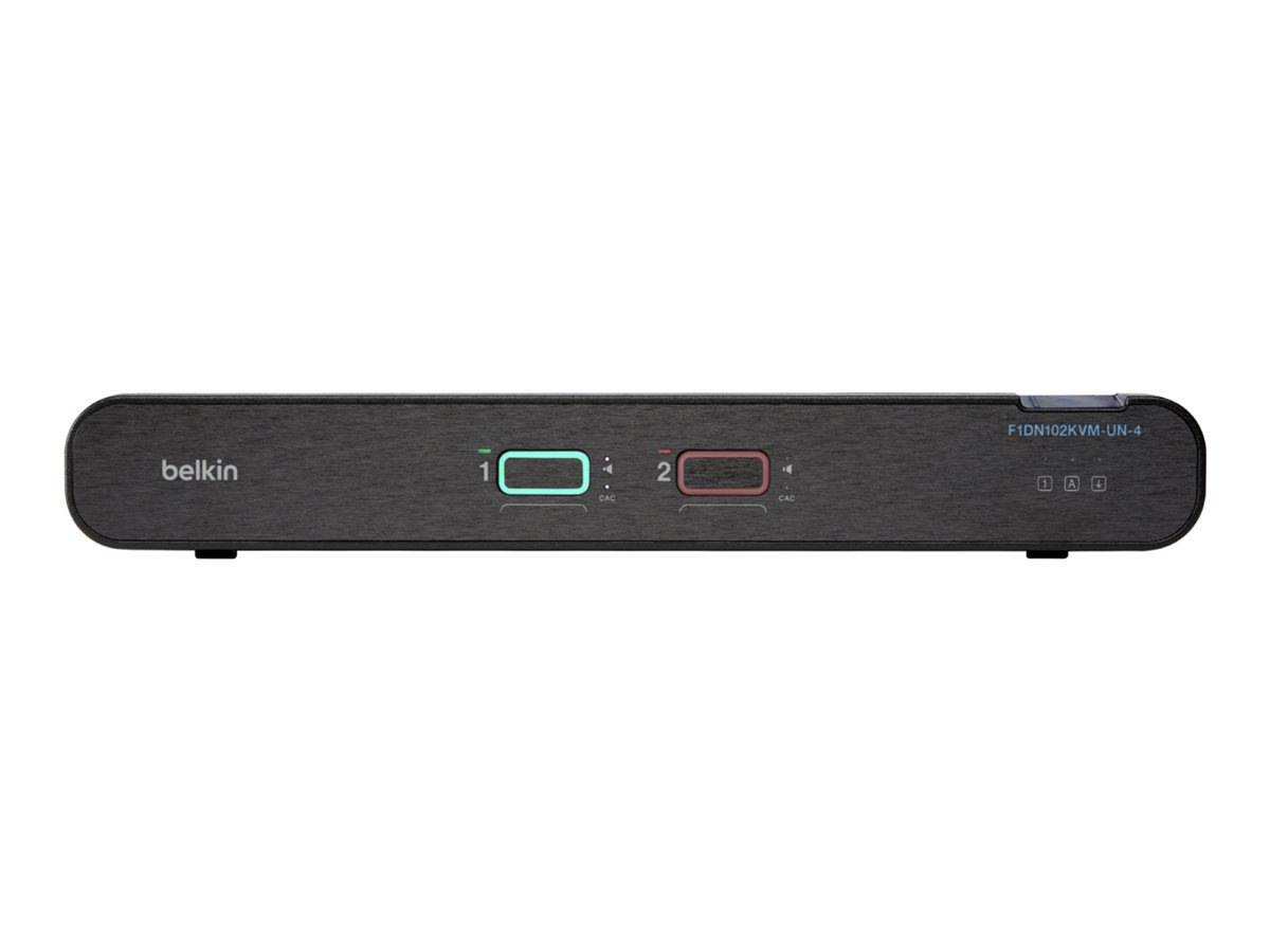 Thumbnail 3 of 5 for Belkin Universal Secure - 2nd Generation - KVM / audio switch - 2 ports - TAA Compliant