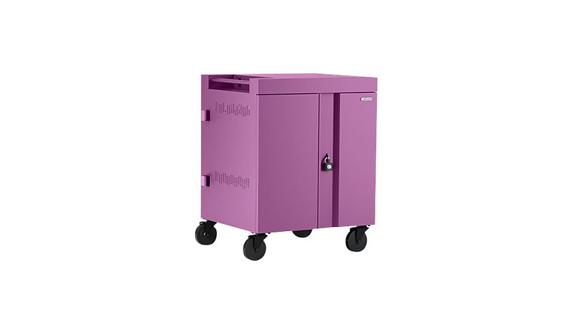 Bretford Cube Charging Cart TVC16PAC - cart - for 16 tablets / notebooks - orchid