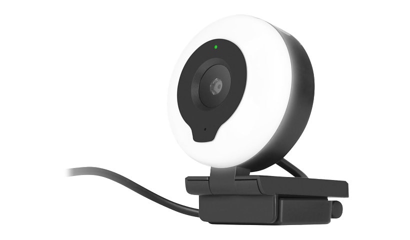 Aluratek LIVE 2K HD Ring Light Webcam with Tripod - webcam