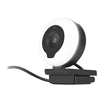 Aluratek LIVE 2K HD Ring Light Webcam with Tripod - webcam