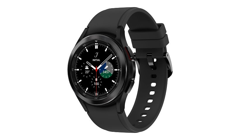 Samsung Galaxy Watch4 Classic - black - smart watch with ridge sport band -