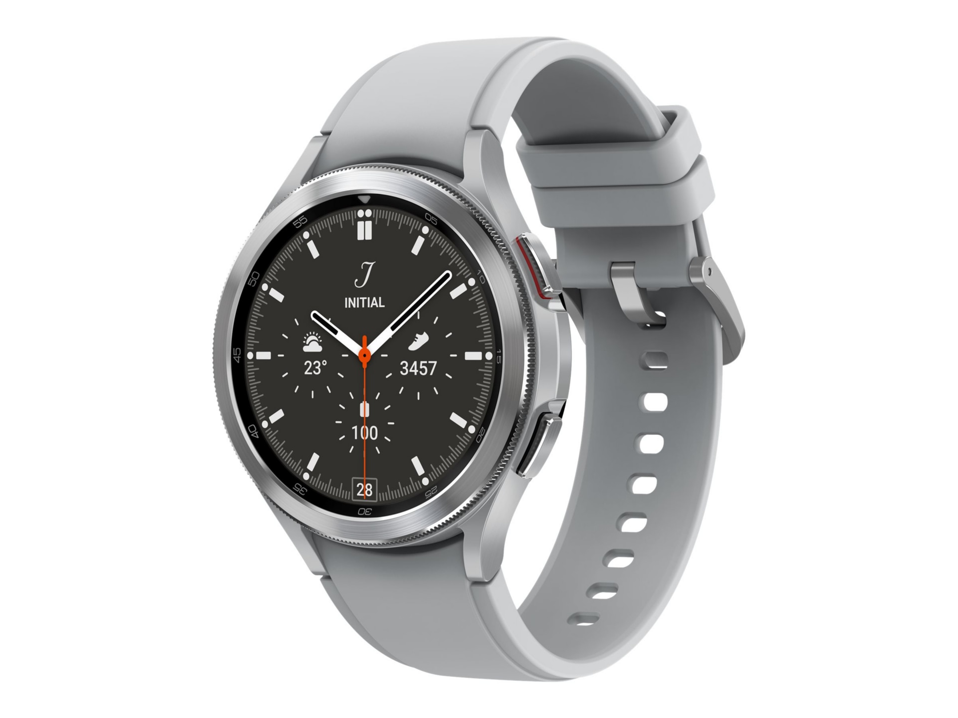 Samsung Galaxy Watch4 Classic - silver - smart watch with ridge