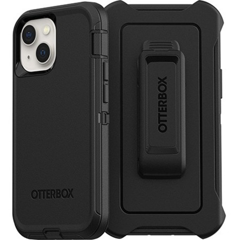OtterBox Defender Series Case & Holster for iPhone 13 Mini - Black 