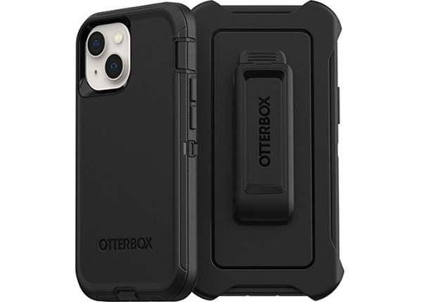 OtterBox Defender Rugged Carrying Case (Holster) Apple iPhone 12 mini, iPhone  13 mini Smartphone - Black - 77-83426 - Cell Phone Cases 